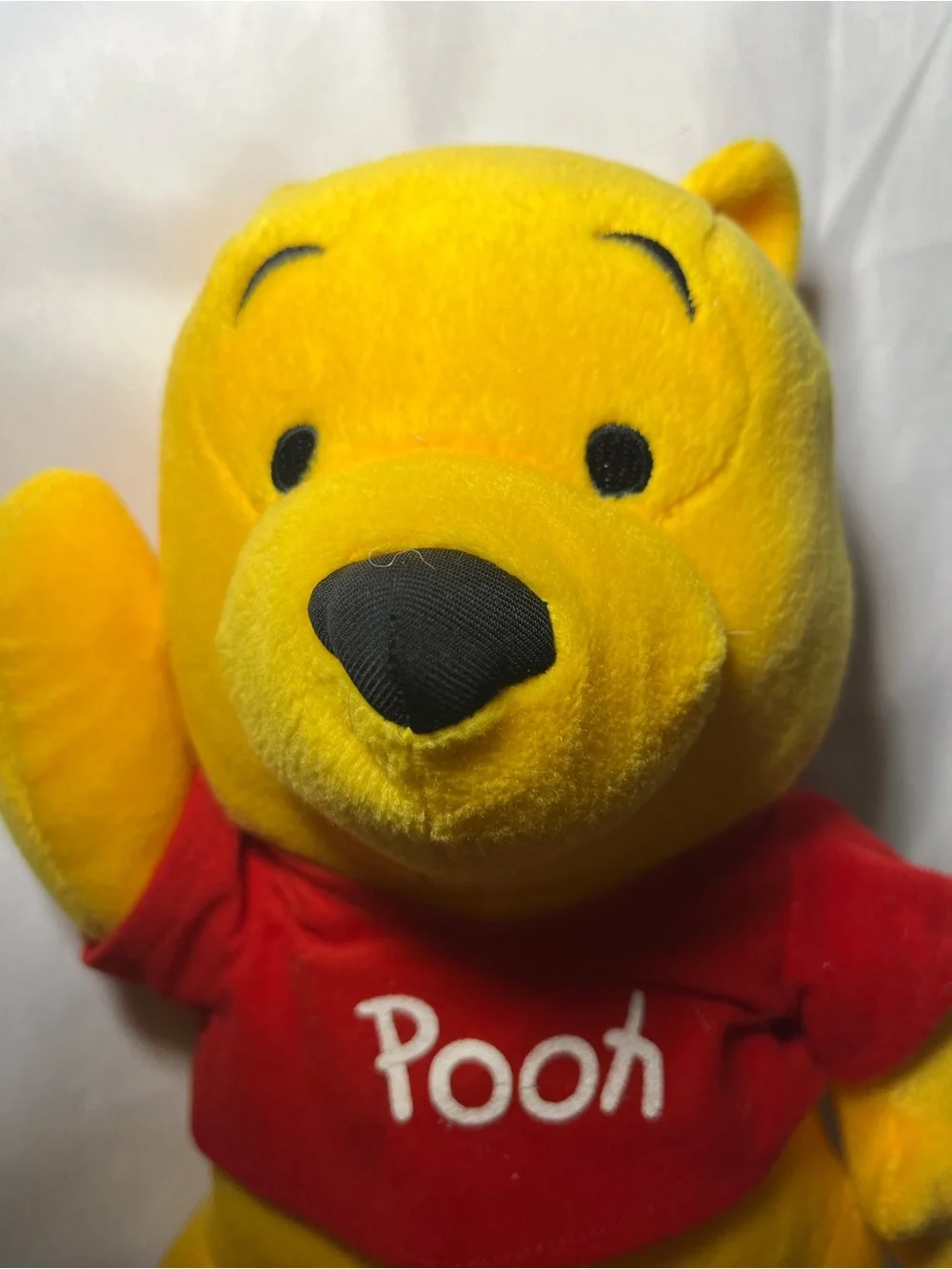 Sega Disney Winnie the‎ Pooh Plush Red Shirt Prize Redemption Rare Bear Toy